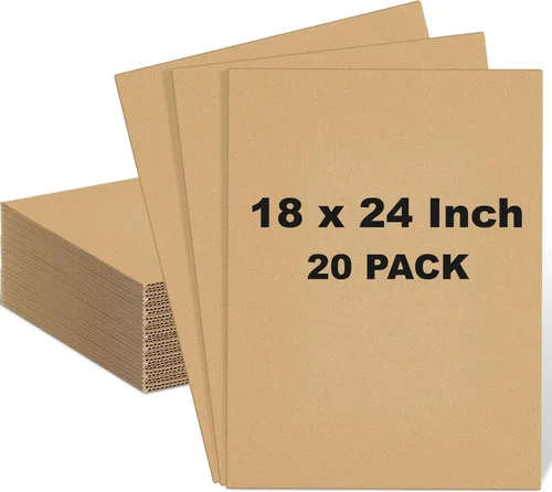 Vista 16 de Henoyso Paquete de 110 hojas de cartón corrugado de 4 x 6 pulgadas, hojas de cartón planas, insertos de embalaje, insertos cuadrados planos