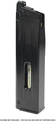 Vista 5 de Lancer Tactical Paquete de 25 cartuchos de CO2 de 0.42 oz para pistolas de aire, pistolas BB, pistolas de Airsoft y accesorios de paintball