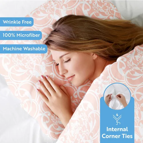 Vista 508 de Linen Market Funda de edredón individual para cama individual – Experimenta una comodidad similar a un hotel con una suavidad inigualable