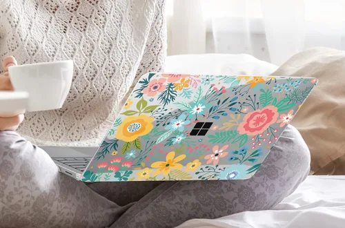 Vista 9 de TWOLSKOO Funda para portátil Microsoft Surface Go 2/1 de 12.4" lanzada con el modelo 1943/2013, carcasa rígida de plástico protectora y cubierta
