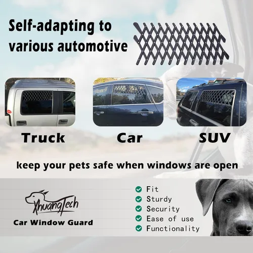Vista 2 de XianghuangTechnology Puerta de ventana para mascotas, rejilla de ventilación universal para mascotas, perros y cachorros, protector de ventilación