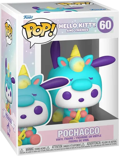 Vista 2 de Funko Animación: Sanrio: Hello Kitty - Fiesta de unicornio Pochacco