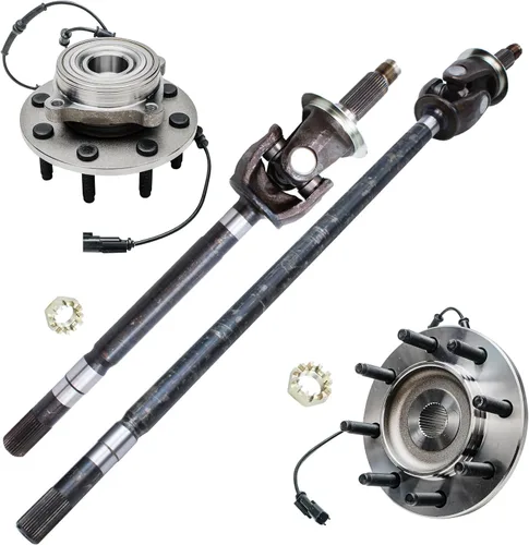 Vista 287 de Detroit Axle - Kit de cubos de rodamiento de rueda delantera de 6 piezas para Dodge Dart 2013-2016, Chrysler 200 2015-2017, 2 cojinetes de rueda