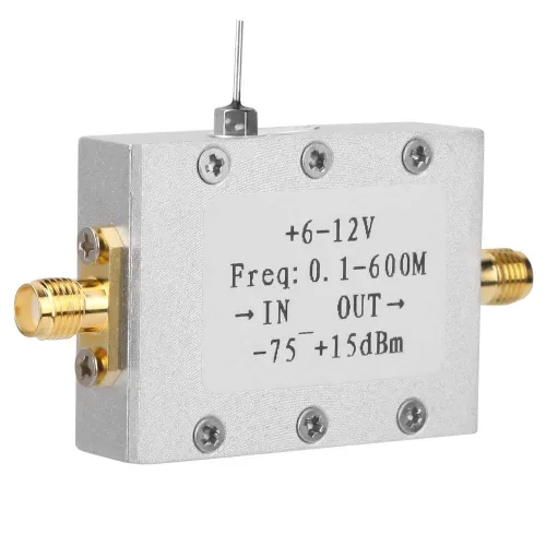 Vista 5 de AD8307 Módulo del medidor de potencia RF, detector logarítmico 0.1-600MHz, para medir la intensidad de la señal en pruebas de antena, amplificador