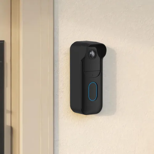 Vista 9 de Funda de silicona para Blink Video Doorbell (2.ª generación), funda protectora de silicona resistente a la intemperie con borde para la nueva cámara