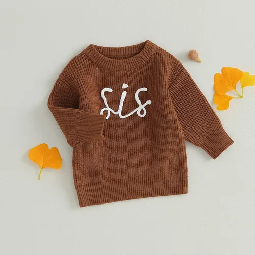 Vista 4 de Karwuiio Suéter de punto para bebé, niña, niño, sudadera de punto para bebé, ropa de otoño e invierno