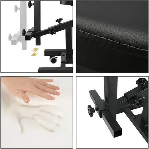 Vista 7 de Sillones de tatuaje mejorados de cuarta generación Sillas neumáticas de tatuaje Sillas ergonómicas para clientes Equipo de tatuaje ajustable