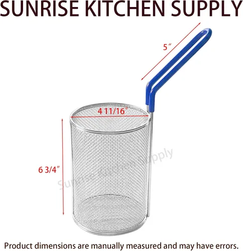 Vista 5 de Sunrise Cesta de hervir pasta de acero inoxidable (1, 5 pulgadas de profundidad x 7 pulgadas de alto)