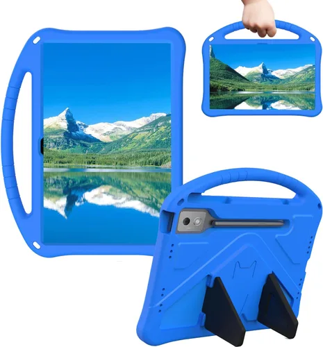 Vista 7 de Funda para tablet infantil compatible con Lenovo Tab P11 Pro de 11.5 pulgadas (TB-J706F), a prueba de golpes, con asa y soporte, para P11 Gen 2 11.5