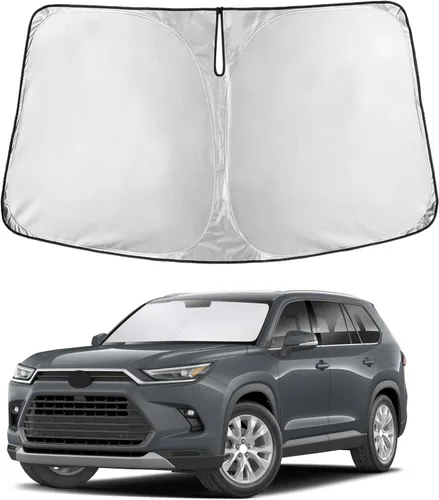 Vista 243 de Parasol para parabrisas para Rivian R1S 2022-2024 2025 compatible con EcoNour material de poliéster 240T, visera solar para coches, reflector que