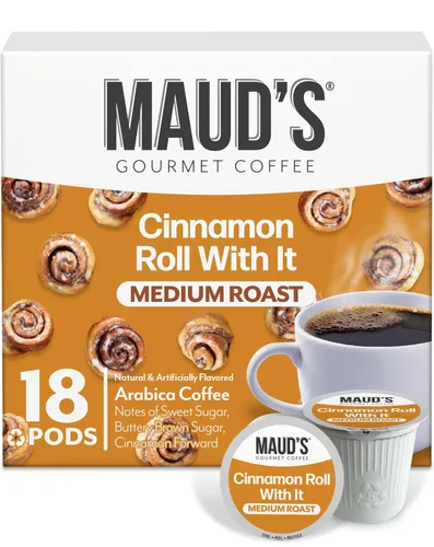 Vista 32 de Maud's - Cápsulas de café reciclables, compatibles con la cafetera Keurig K-Cup, una sola porción de café 100% arábica de tueste medio, 18