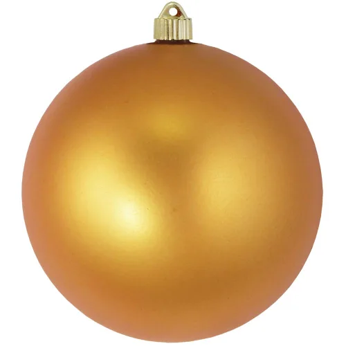 Vista 160 de Christmas By Krebs 6" (150mm) Purpurina Verde Esmeralda [2 Piezas] Esfera Extra Grande Sólida Super Grande de Plástico para Exteriores, Resistente