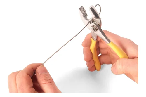 Vista 6 de Correas de cable de 14" (paquete de 20) - Resistentes, ajustables, premontadas, resistentes a manipulaciones - Adaptadores seguros para pantalla