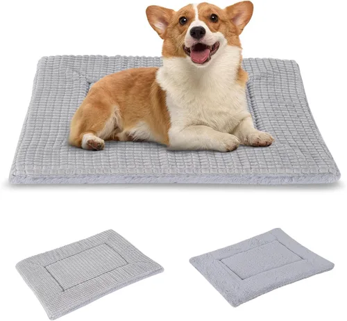 Vista 34 de BVAGSS Almohadilla Reversible para Jaula de Perro, Colchoneta de Cama para Mascotas de Espuma Viscoelástica, Colchón Suave y Cálido Lavable a