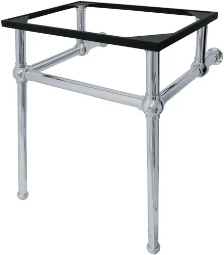 Vista 4 de Kingston Brass vbh242030 Templeton 30" montado en la pared latón macizo Lavatory Consola, VBH242030SN