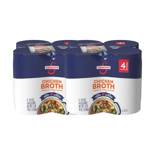 Vista 9 de SWANSON S Caldo de pollo, lata de 14.5 oz (paquete de 4)