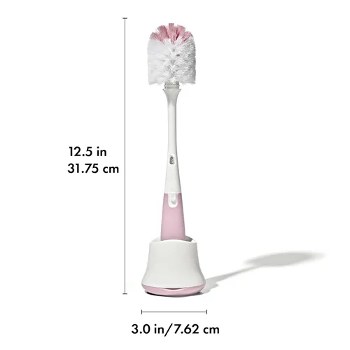 Vista 8 de OXO Tot Cepillo para botellas con soporte - Blossom