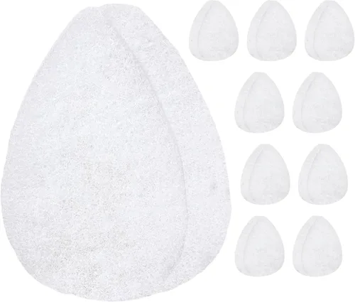 Vista 11 de IMPRESA Esponjas exfoliantes faciales – Puff regular – Espuma natural de grado médico – Paquete de 10 almohadillas exfoliantes reutilizables