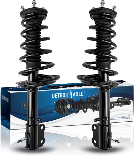 Vista 81 de Detroit Axle - Puntales delanteros 4WD con resorte helicoidal para Nissan Frontier 2005-2021, 2006 2007 2008 2009 2010 2011 2012 2013 2014 2015 2016