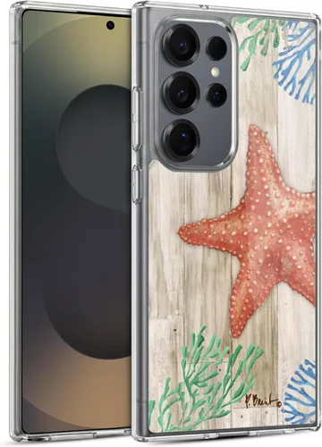 Vista 20 de Head Case Designs Funda de gel suave con licencia oficial de Paul Brent Agate Mermaid Coastal [protección de grado militar] compatible con Samsung