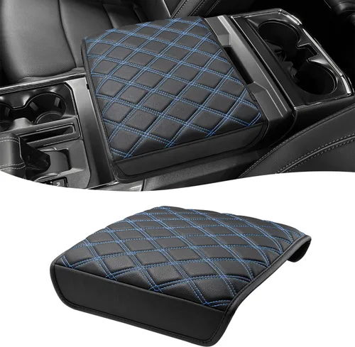 Vista 10 de KBH Funda para reposabrazos de consola central para F150 XL XLT 2004-2014, Lincoln Mark LT 2006-2008, Ford Expedition 2007-2017, cojín de tapa
