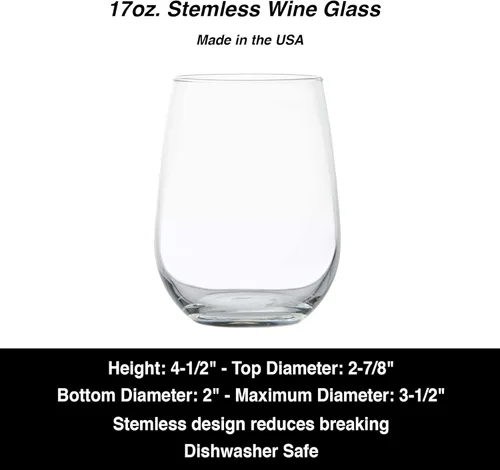 Vista 3 de Black Lantern Stemless Wine Glasses Wine Glass Set - Mountain Range Stemless Wine Glass - Set of 2 Vino Glasses