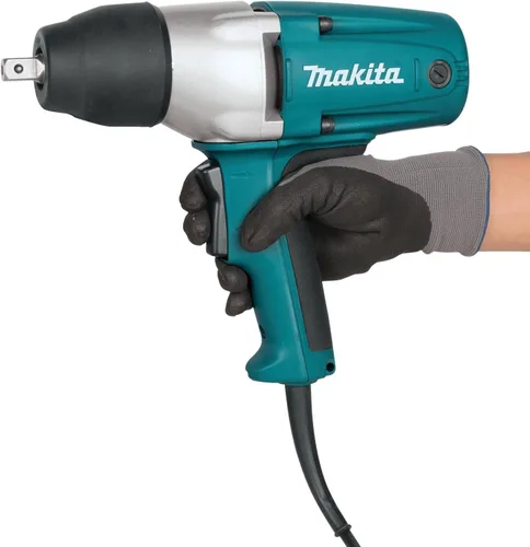 Vista 5 de Makita TW0350 Llave de impacto de 1/2 pulgada con yunque de pasador de retención, azul