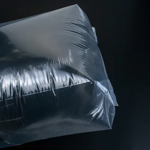 Vista 3 de 100 bolsas de pan con lazos, bolsas de pan transparentes con fuelle de 8 x 18 pulgadas para pan casero y pan de panadería