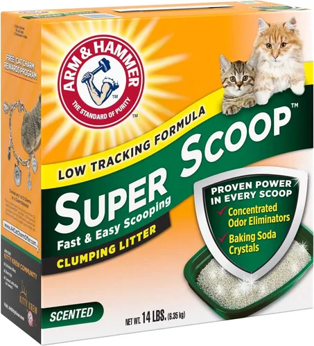 Vista 12 de Arm & Hammer Super Scoop - Arena aglutinante con aroma fresco, 14 libras