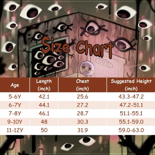 Vista 4 de Halloween Monster Costume for Boys Horror Game Costume Kids Scary Jumpsuit with Mask 5-12 Years