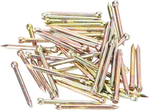 Vista 9 de uxcell Uñas de acabado de acero al carbono, 150 unidades, 0.984 in, 1 pulgada, color plateado