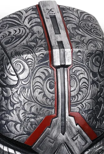 Vista 4 de Xcoser Sith Acolyte - Máscara para disfraz de casco para Halloween o cosplay de resina