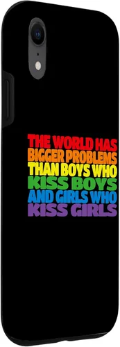 Vista 18 de iPhone 13 Pro Max The World has bigger Problems Gay Pride LGBTQ Pride Rainbow Case