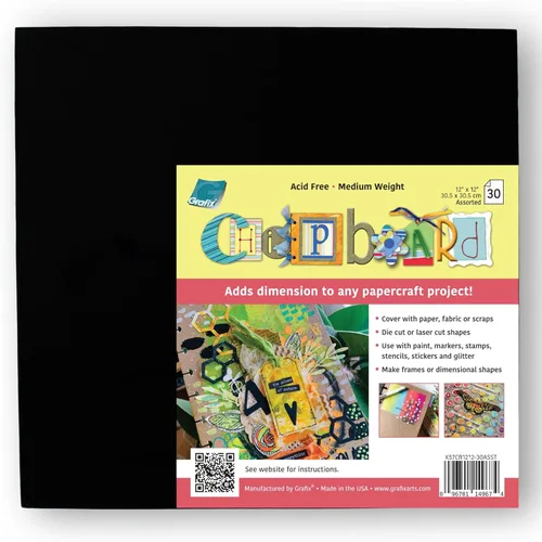 Vista 4 de Grafix de peso medio, láminas de madera prensada de 12 x 12 pulgadas, paquete de 25 unidades de color blanco., Natural, 4" x 6