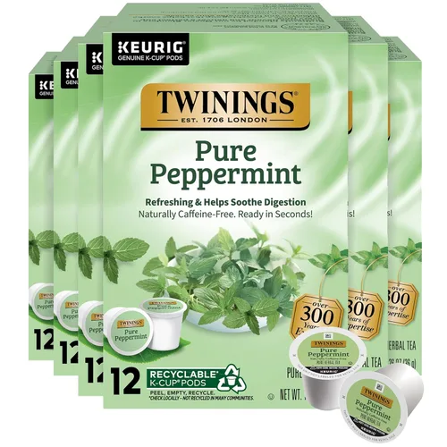 Vista 28 de Twinings Brew Over Ice - Té negro helado sin azúcar, 72 cápsulas K-Cup para Keurig, 12 unidades (paquete de 6), con cafeína