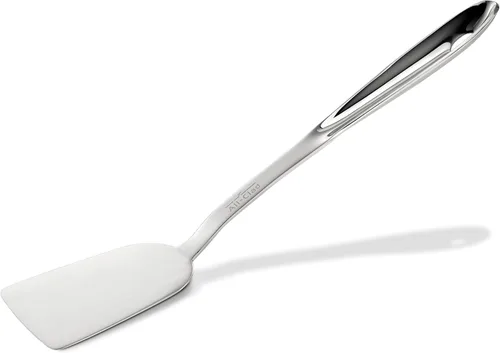 Vista 3 de All-Clad T103 - Tenedor de acero inoxidable de 13.5 pulgadas, herramienta de cocina, color plateado