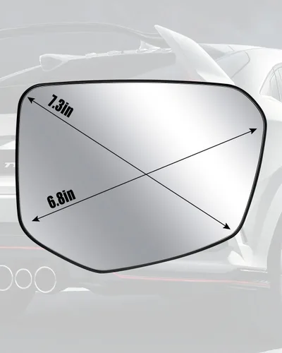Vista 5 de Espejo de pasajero para Honda Civic 2016 2017 2018 2019 2020 2021, Honda Envix 2018-2022, Honda Crider 2019-2022 – Cristal de espejo lateral
