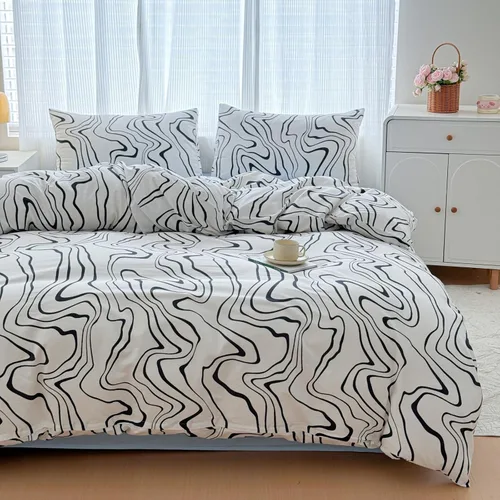 Vista 16 de BlueBlue Juego de funda de edredón para niños, juego de ropa de cama 100% algodón para niños, adolescentes, niños y niñas, 1 funda de edredón y 2