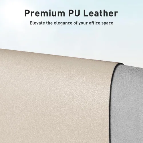 Vista 69 de Aothia Protector de escritorio de cuero, alfombrilla para mouse, alfombrilla de escritorio de oficina, 31.5 x 15.7 pulgadas, secante de escritorio