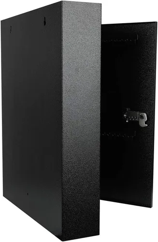 Vista 57 de KYODOLED Gabinete con cerradura para llaves, caja de almacenamiento de 40 llaves con código, soporte de pared para llaves con cerradura