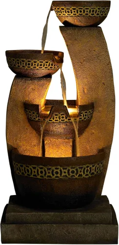 Vista 6 de Casada decorativa con tres contenedores 41 1/2 pulgadas