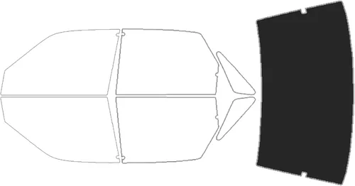 Vista 12 de AUTOTEK Película de tinte precortada para ventanas en la parte trasera de automóviles, protección solar de privacidad, vidrio antiroturas, 2 capas