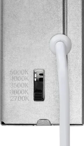 Vista 9 de Maxxima 4 pulgadas Luz de techo empotrable ultra delgada antirreflejos LED, sin lata, clasificación IC, 5 opciones de temperatura