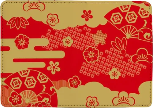 Vista 3 de Kuizee Funda de pasaporte para pasaporte funda de cuero para pasaporte diseño de cisne y luna lago cartera de viaje personalizable para mujeres