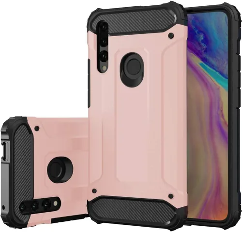 Vista 5 de Asuwish Funda compatible con Huawei Y9 Prime 2019Honor 9XP Smart Z y protector de pantalla de vidrio templado, accesorios de doble capa protectora