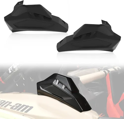 HAKA TOUGH Cubierta de plástico con moldura de jaula trasera para Can Am Maverick X3 / X3 Max 2017-2022, accesorios de placa de protección de pilar