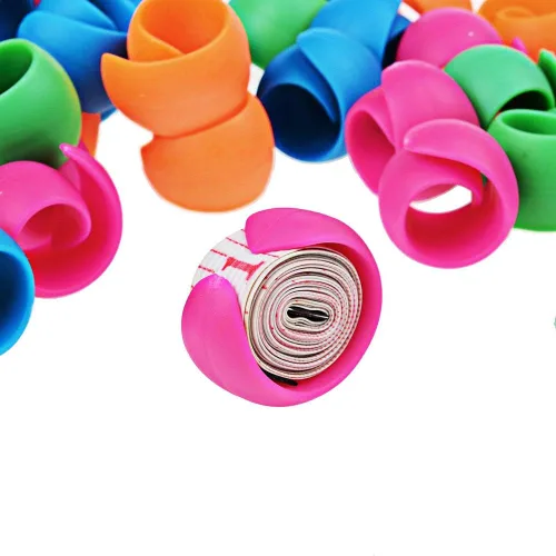 Vista 4 de Hulameda 24 abrazadores de carrete de hilo para evitar que se desenrollen y mantener las colas de hilo bajo control