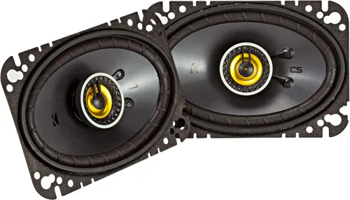 Kicker 46CSC464 CS-Series CSC46 Altavoces coaxiales de 4x6 pulgadas (3.937x6.299 in), 4 ohmios (par)