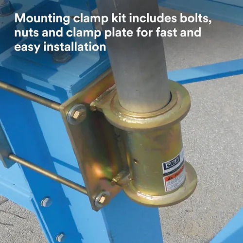 Vista 6 de 3 M dbi-sala 7400211 componente Horizontal, pinzas de base vertical para fasten-in-place Post sistemas, se ajusta hasta 672 x 1222 x 650 x 750