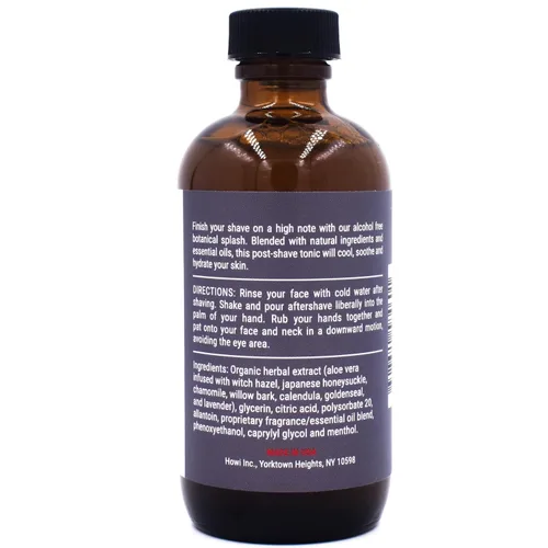 Vista 2 de Taconic Shave Excalibur - Aroma limpio y sofisticado con notas de cuero, tabaco y cítricos, sin alcohol, para después del afeitado para hombre, 4